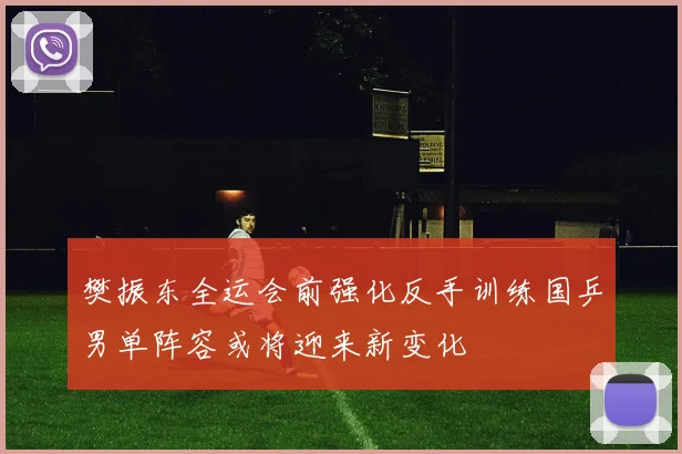 樊振东全运会前强化反手训练国乒男单阵容或将迎来新变化